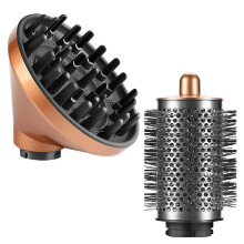 Diffusore e spazzola volumizzante rotonda grande compatibile con Dyson Airwrap HS05, HS01 - Ideal B