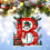 Décoration de sapin de Noël avec initiale (26 lettres) 3