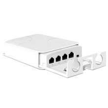 4 Port Waterproof POE Extender 4 Port Repeater 100Mbps Outdoor Network IP55 VLAN 44-57V compatible POE Camera Wierless AP