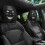 2 STUKS Creatieve autohoofdsteunhoezen Grappige lachende 2