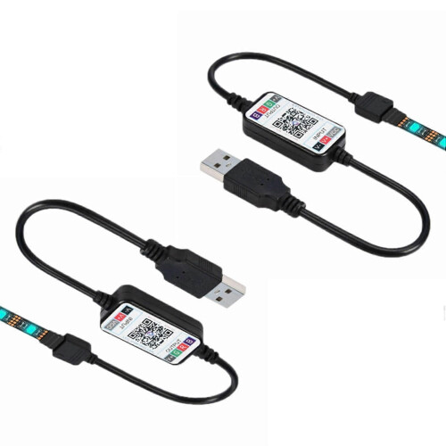 2X Ασύρματο Bluetooth LED Dimmer Τηλεχειριστήριο DC5-24V Σύνδεση τηλεφ