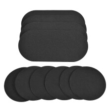 10er-Pack Bassdrum-Patches, Pedal-Patches und Drum-Pads, wasser- und wetterbeständig, langlebig und