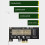 Scheda riser M2 NVMe Scheda riser da M2 NVMe a PCIe X1 compatibile con WIN10 2