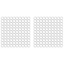 100Pcs Loose Leaf Binder Rings Key Rings Book Rings Binder Rings compatible Scrapbook/Album/Craft