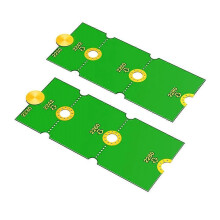 2 pezzi Staffa di estensione per SSD M.2 NGFF NVMe Trasferimento 2230 2242 2260 2280 Adattatore di estensione