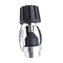 Adaptador de regulador DIN a Yoke para buceo con tapas antipolvo, convertidor de primera etapa de buceo,