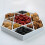 Wooden Holiday Hexagonal Star Tray, Fruit Plate Storage Box, White 3