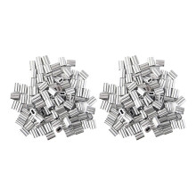 240X Aluminum Crimping Loop Sleeve compatible 2mm Diameter Wire Rope and Cable