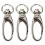 30 Pcs D Swivel Trigger Clips Hooks Metal Key Ring Lobster Clasps 1