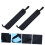 2 Pack Drumstick Bag Dual Shoulder Design Thickened Protective Case for Mallets and Accessories Black 2