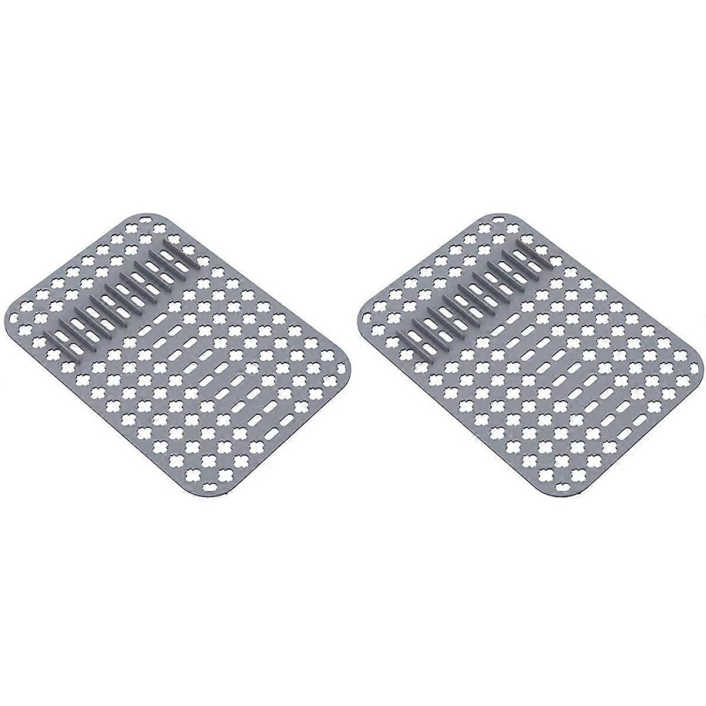 Kitchen Sink Protectors Mat 2 Pack, Silicone Sink Grid Compatible Bottom Of Kitchen Sink, Sink Mats Compatible Sta 9409192983541