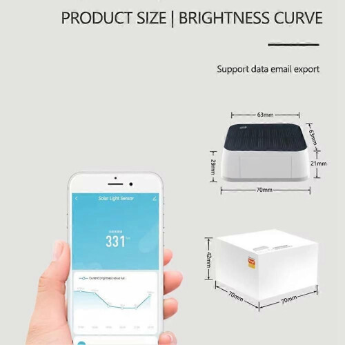 Αισθητήρας Φωτός Tuya Zigbee Ηλιακός IP65 Αδιάβροχος Εξωτερικός 2