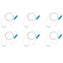 6X Oxygen Tube, Made of Elastic Silicone Material, Nasal Oxygen Cannula,Not Easy to Decompatiblem and Crack