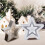 Silicone Mould Star Maple Leaf Round Pendant 3pcs 5