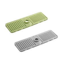 Faucet Mat compatible Kitchen Sink, Kitchen Sink Splash Guard Silicone Draining Mat Sponge Holder compatible Kitch