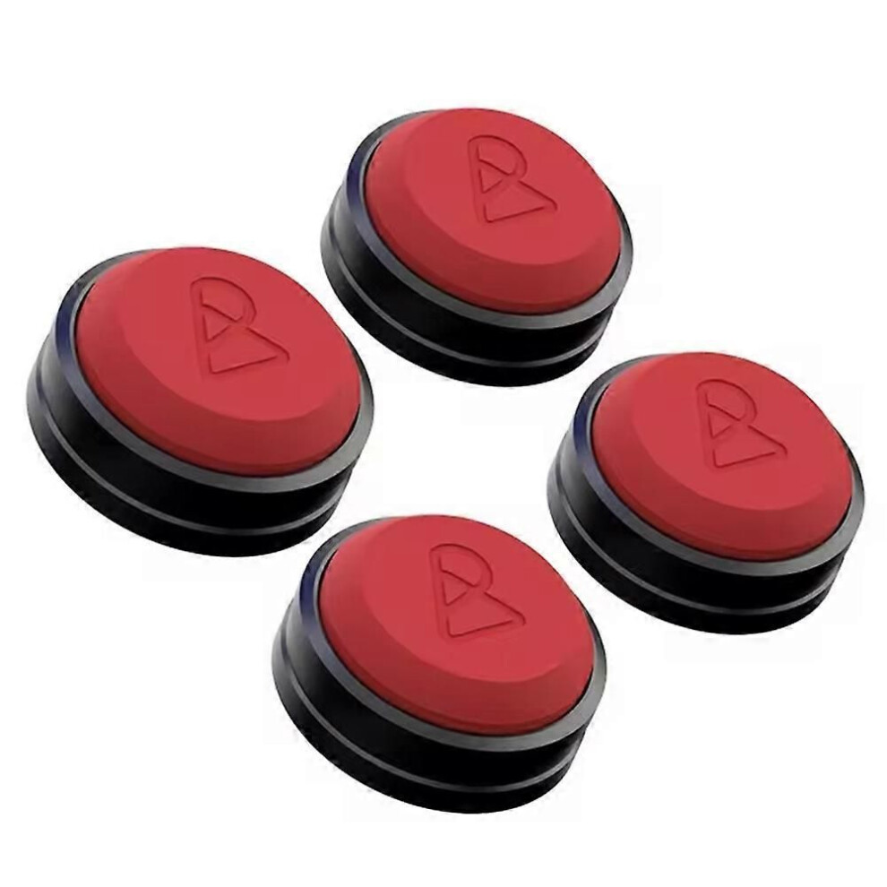 4Pcs Anti-Vibration Pads Compatible Speakers/Subwoofer/Amplifier - Hi-Fi Isolation Feet Improve Sound Quality Red 9409192983893
