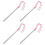 4pcs 10mm x 270mm Single End Heating Elements 220V 600W 1