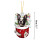 Décorations de Noël en forme de chien pour sapin, double face, 12 modèles 3