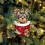 Décorations de Noël en forme de chien pour sapin, double face, 12 modèles 5