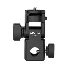 Ulanzi LA04 Light Stand Adapter Angle-Adjustable, Universal Fit compatible Camera, Fill Light & Phone Clip Durable Camera Accessory