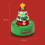 Mini Christmas Tree Toy Set with Rotating Snowman Music Box 3