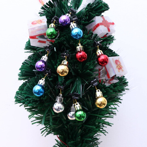 12 st julgransprydnader för skägg, plast, 5 cm 1