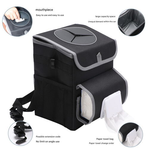 Car Storage Box Organizer Universal Car Seat Hanging Tissue 1