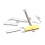 Guitar Fret Press Tool Set with Durable Chrome Inserts for Precise Alignment and Luthier 2