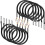 10Pcs Waterproof DS18B20 Temperature Sensor, Digital Temperature Thermal Cable Temperature (-55- +125) - 1 Meter/3.2Ft 1