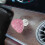 Heart Shape Decorative Ignition Button Vehicle-light blue 4