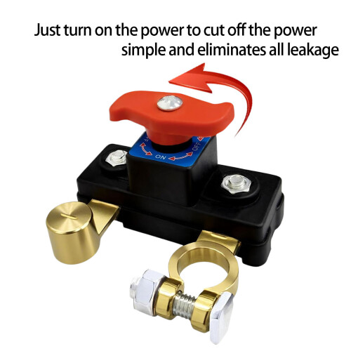 Pack Of 2 Strong Copper Battery Isolator Switches Suitable for 1