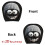 2 Pieces Playful Auto Headrest Protectors Stretchy-gray hat 6