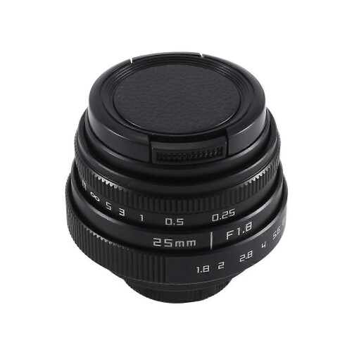 Φακός τηλεόρασης 25MM F1.8 -C για κάμερα 16Mm C με χειροκίνητη εστίαση και σταθερό φακό-A