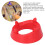5pk Plastic Ball Holders Display Stand Red 11