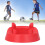 5pk Plastic Ball Holders Display Stand Red 8