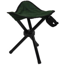Klappbarer Dreibeinhocker, tragbarer Outdoor-Campingstuhl, leichter Angelstuhl