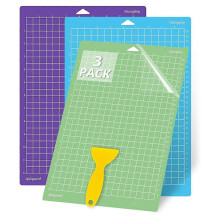 Schneidematten für Joy Xtra, 3er-Pack, 8,5 x 12 Zoll, selbstklebend, wiederverwendbar, Plotterunterlage
