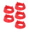 5pk Plastic Ball Holders Display Stand Red 7