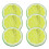 Limoni gialli artificiali decorativi (6 pezzi) 2