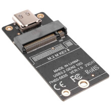 M.2 auf Typ-C SSD-Gehäuseadapter M2 NVMe HDD-Gehäuse-Interposerplatine JMS583 Chip 10 Gbit/s Unterstützung