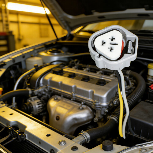 Replacement Fog Lamp Wiring-maleconnector without wire 2