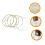 Stainless Steel Acoustic Guitar Strings Set, 6 String Folk Replacement, Bright Balanced Tone 4