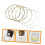 Stainless Steel Acoustic Guitar Strings Set, 6 String Folk Replacement, Bright Balanced Tone 5