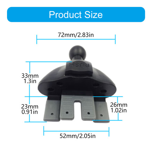 Support de téléphone à fente pour CD de voiture, support de 2