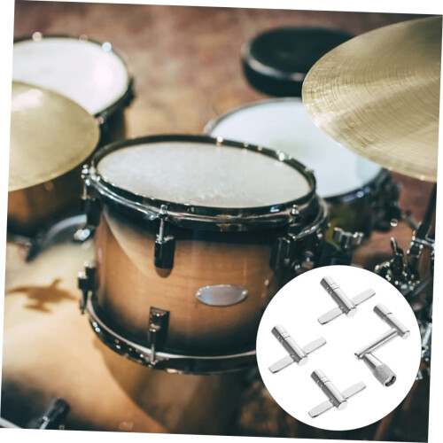 6pcs Drum Tuning Key Set for Marching Drums, Durable Percussion Tool with Comfortable Grip 2