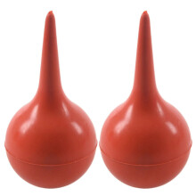 2X Rubber Suction Ear Washing Syringe Squeeze Bulb