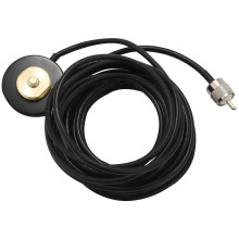 Base di montaggio magnetica NMO da 2,16 pollici (per interni) con cavo coassiale RG58 da 5 m (16,4 piedi)
