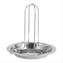 Chicken Roaster Rack Baking Cooking Pans Non-Stick BBQ Grill Rack Stand Holder Tray With Bowl BBQ Ac