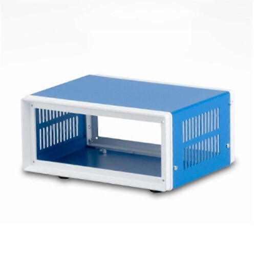 Junction Box Metal Rectangle Electronic Project Case DIY Preventive Box Power Enclosure Blue