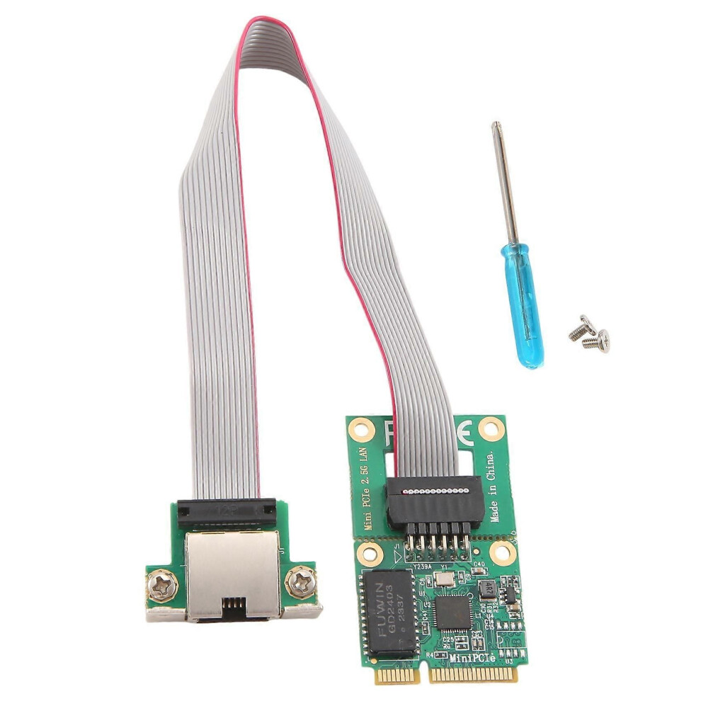 Mini Pcie 2.5G Ethernet Card Rj45 Network Adapter Gigabit Network Adapter Mini Pci-E 2500Mbps Rj45 Lan Controller Card 9409192005786